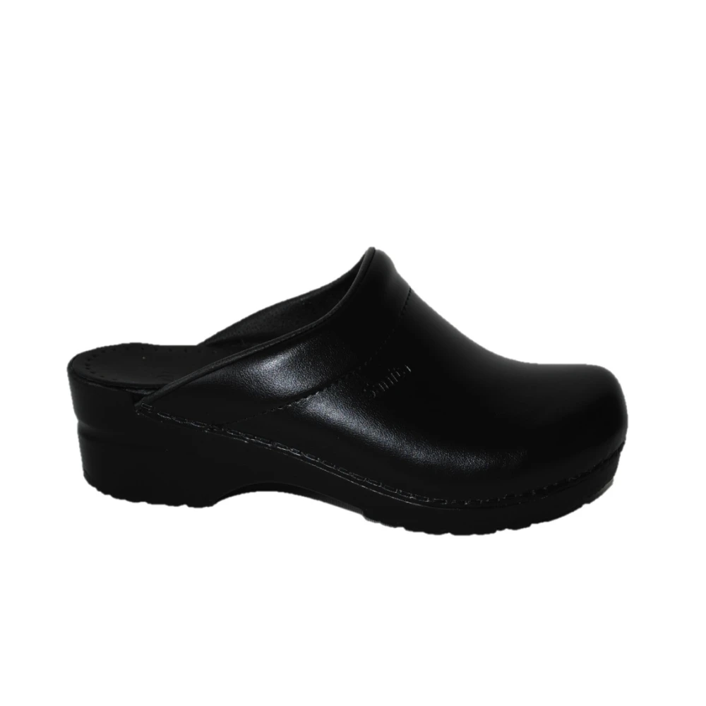 Sanita Black Clogs Black Heren
