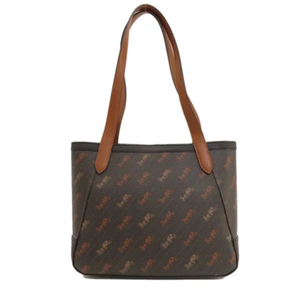 Coach Pre-owned Plastic totes Brown Dames
