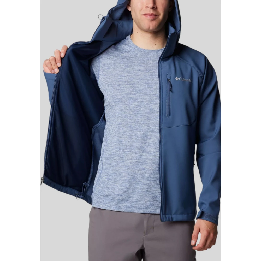 Columbia Softshell Wandelen Jas Dark Mountain Blue Heren