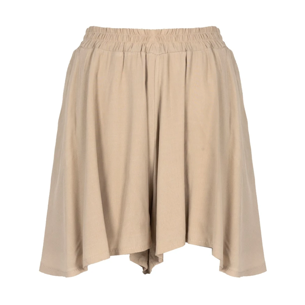 La Haine Inside Us Moderne Stijlvolle Shorts Beige Dames