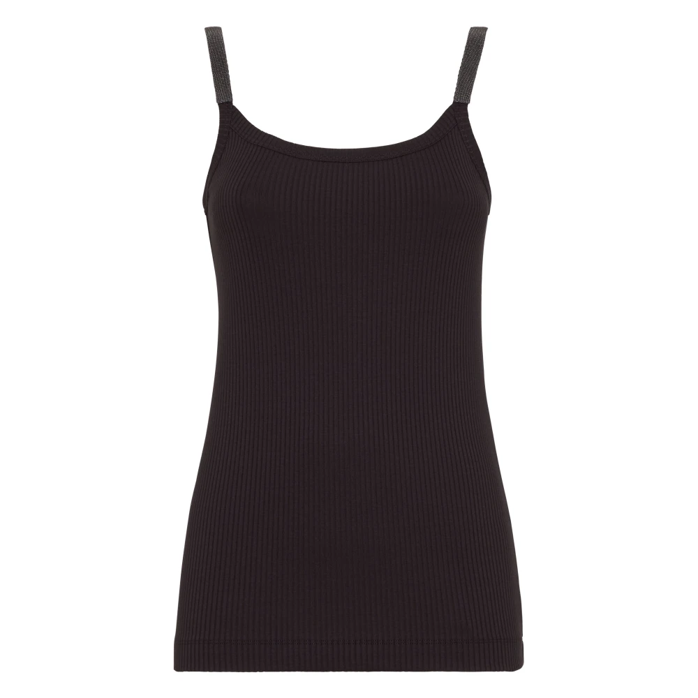 Tops > Sleeveless Tops - - Brunello Cucinelli - Modalova