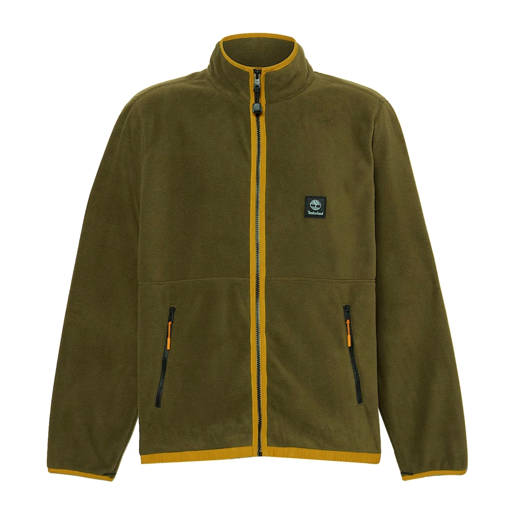 Timberland Groene Olijf Full Zip Fleece Jas Green Heren