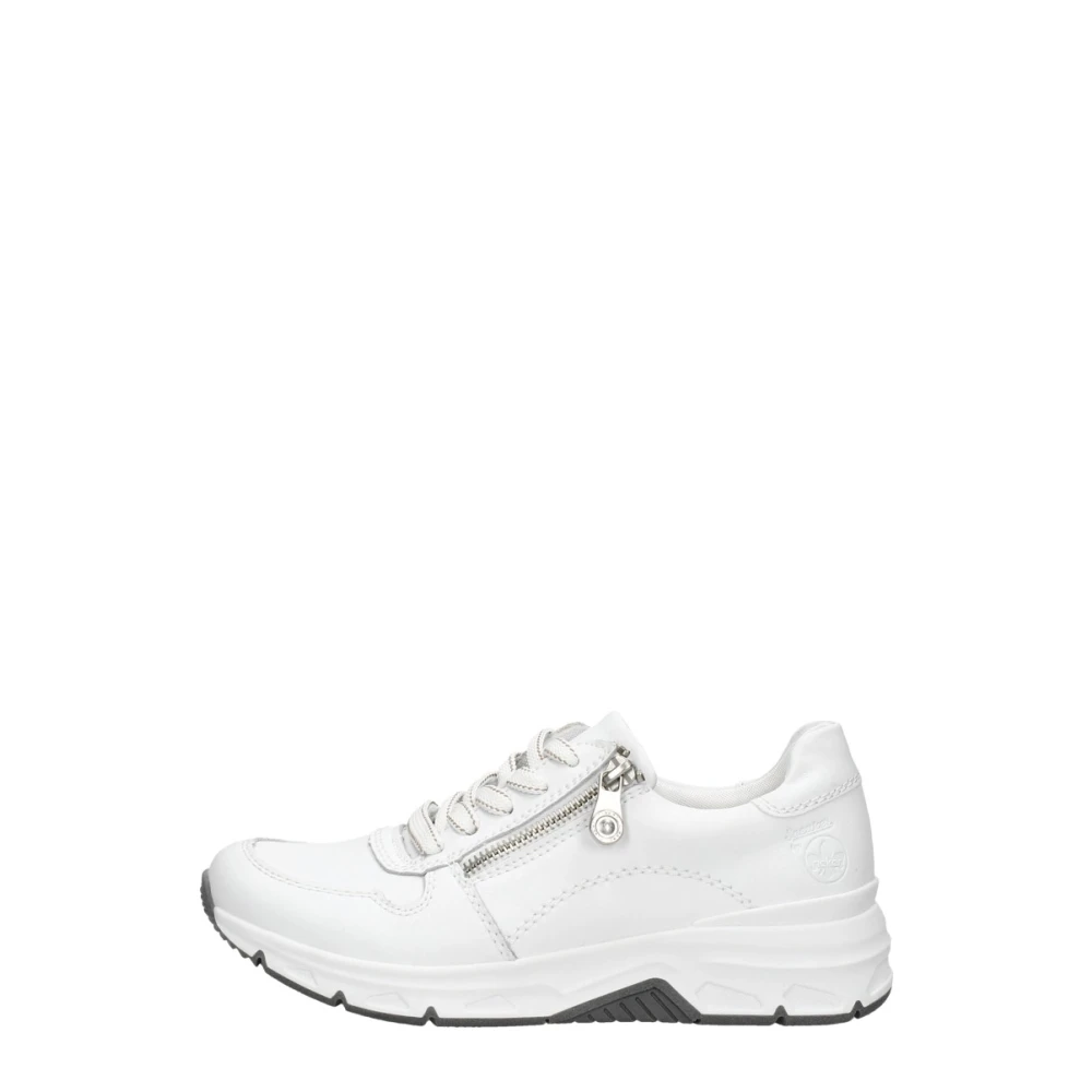 Rieker Veterschoenen Laag Dames Schoenen Wit