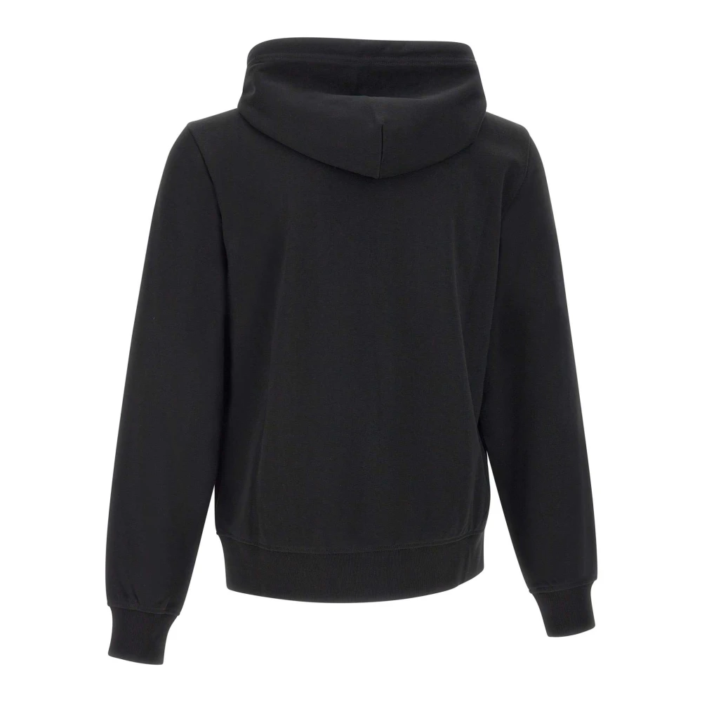 Diesel Zwarte Katoenmix Hoodie Trui Black Heren