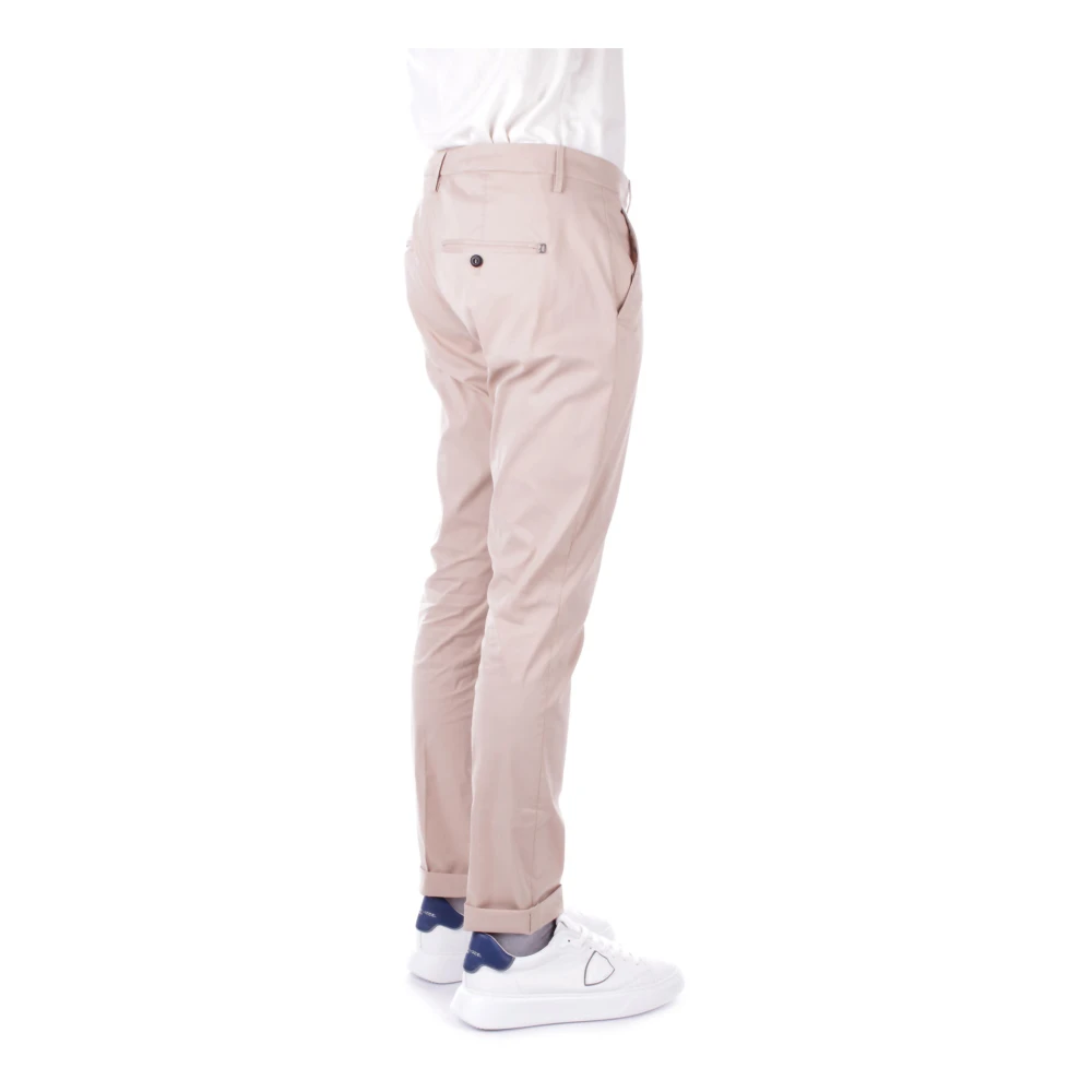 Dondup Beige Broek met Logo Sluiting Beige Heren