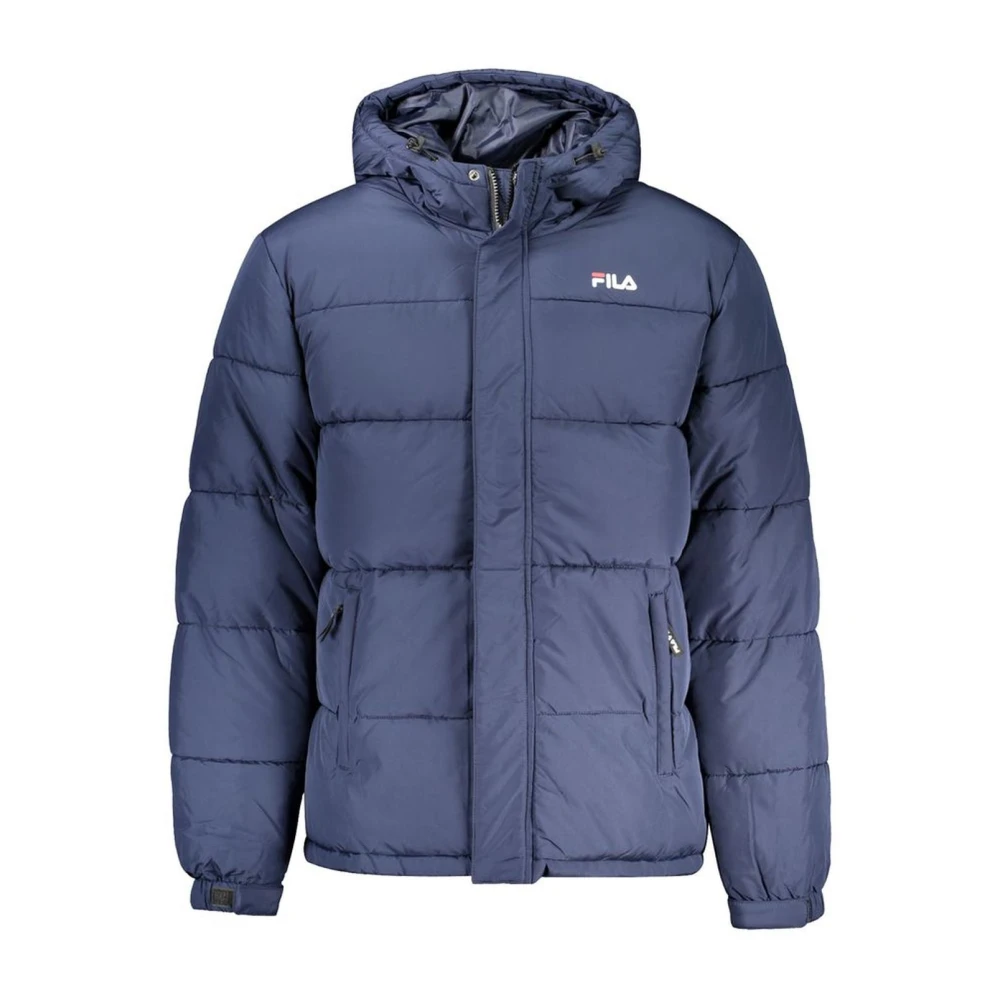 Fila Waterafstotende Hoodie met Zakken Blue Heren