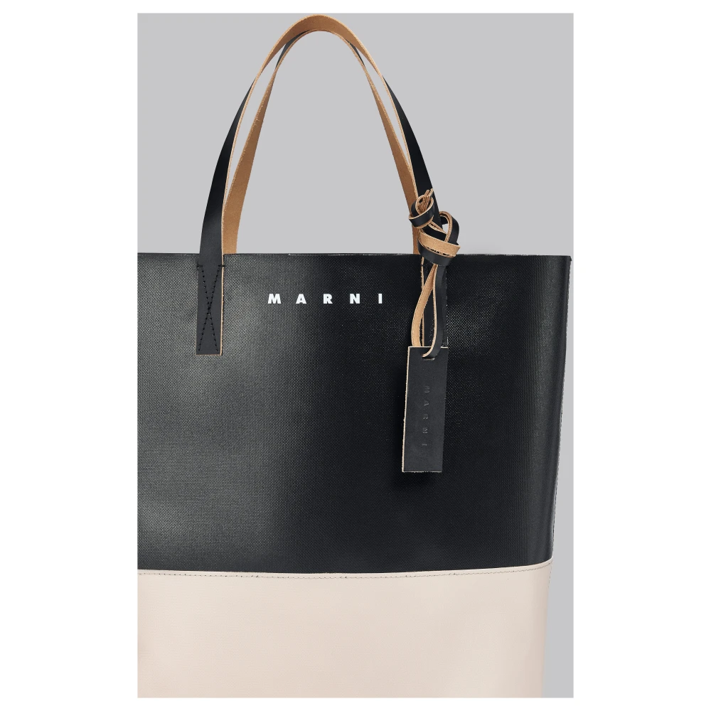 Marni Kleur blok winkeltas Black Heren