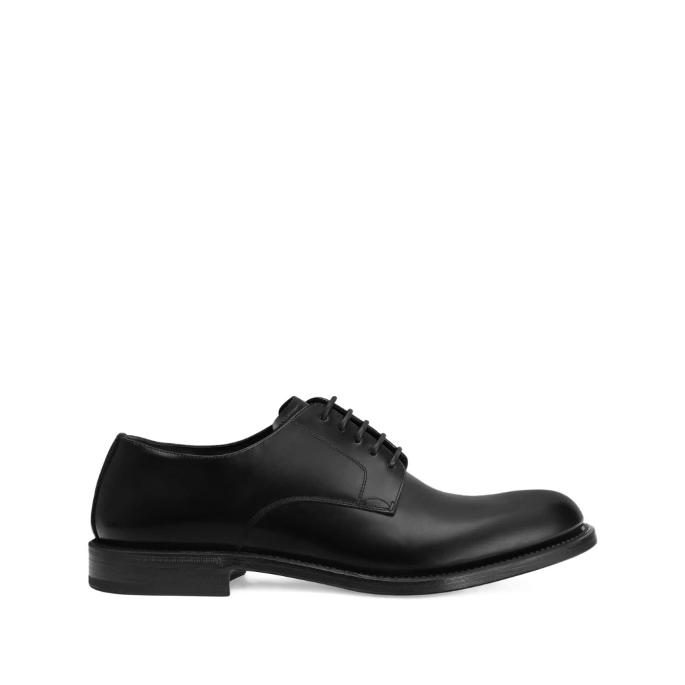 Dolce & Gabbana Men's Black Brushed Calfskin Derby - Dress Shoes - 7 Uk - Shoes