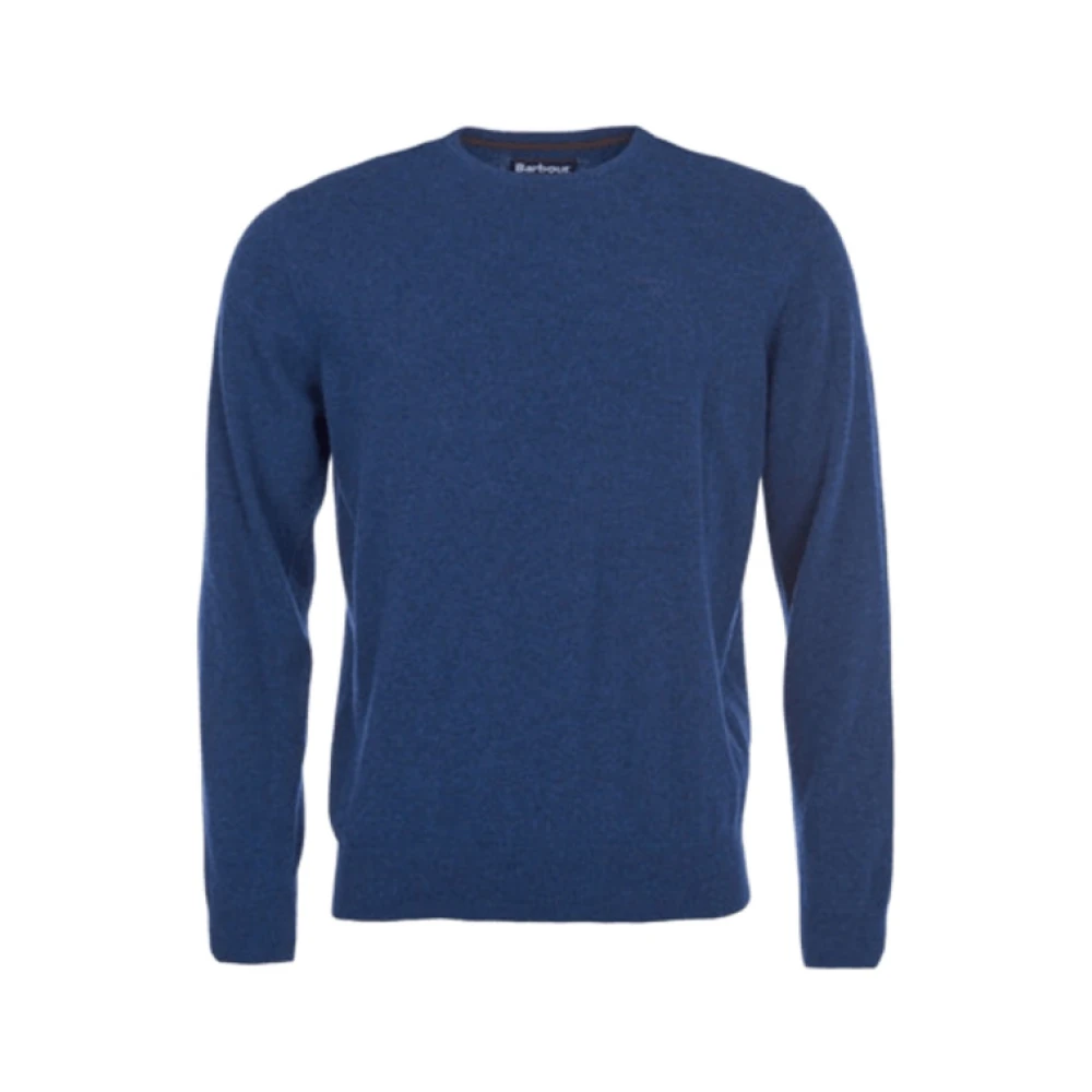 Barbour Homme Bleu Pulls, Taille: M Essential Lambswool Crew Neck