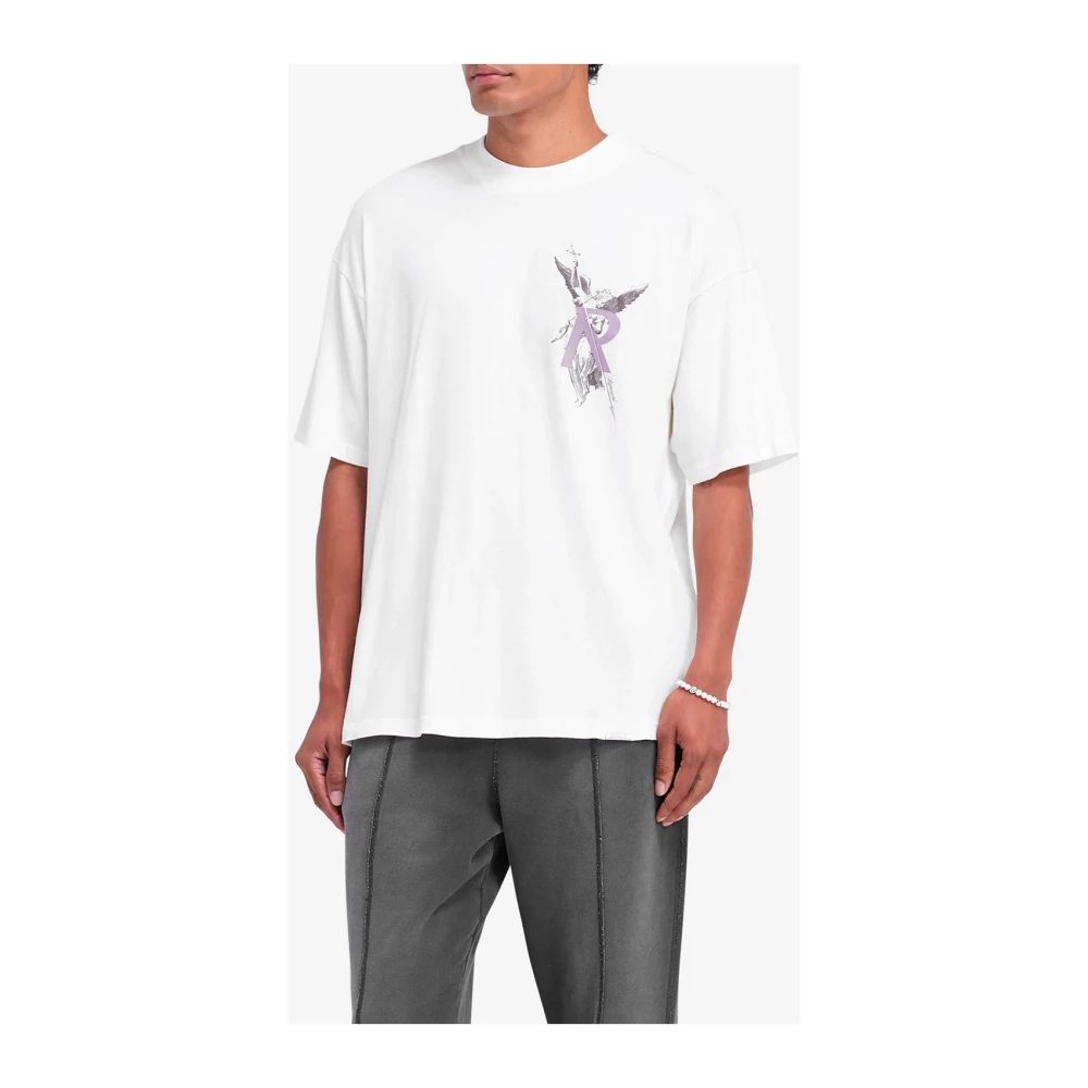 Represent Oversized Archangel Katoenen T-shirt White Heren
