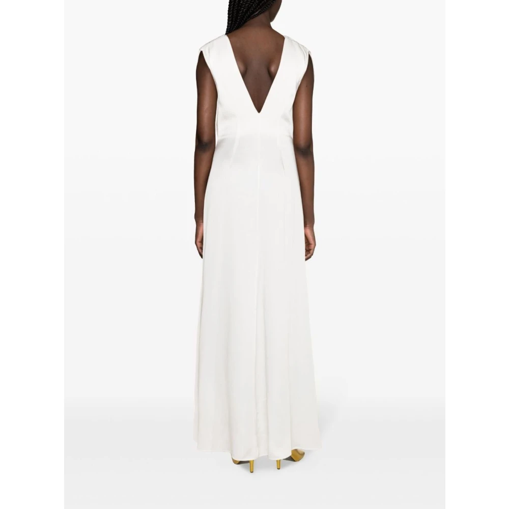 Jil Sander Elegante Avondjurk Beige Dames