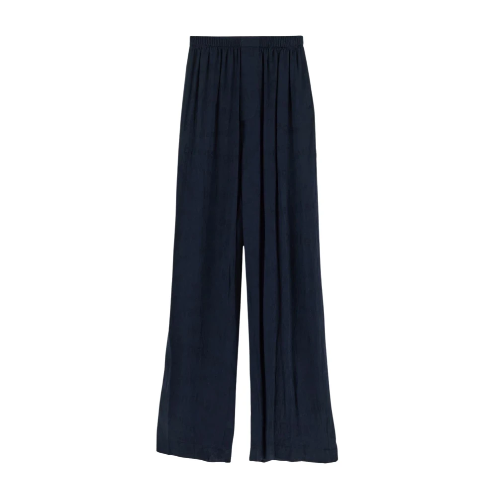 Balenciaga Wijde broek Black Dames