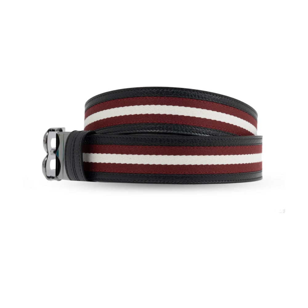 Bally Dubbelzijdige riem Black Heren