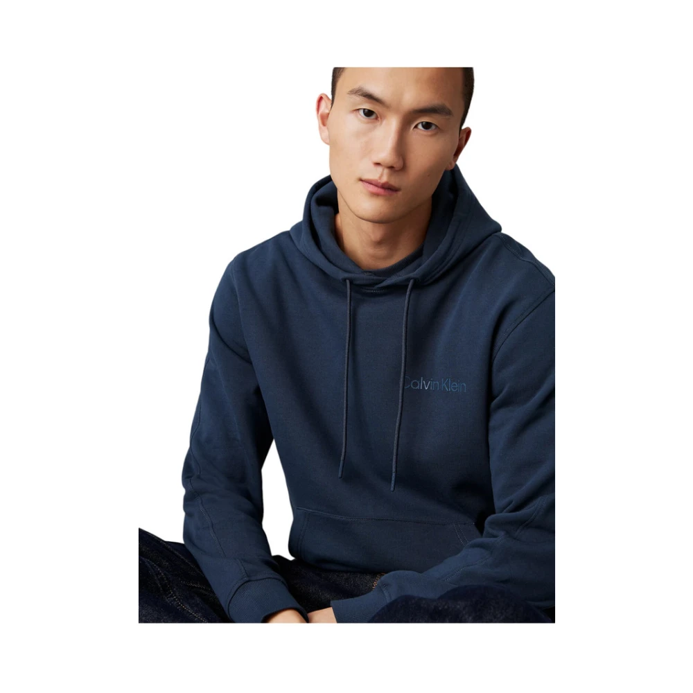 Calvin Klein Jeans Hoodie Sweatshirt Blue Heren