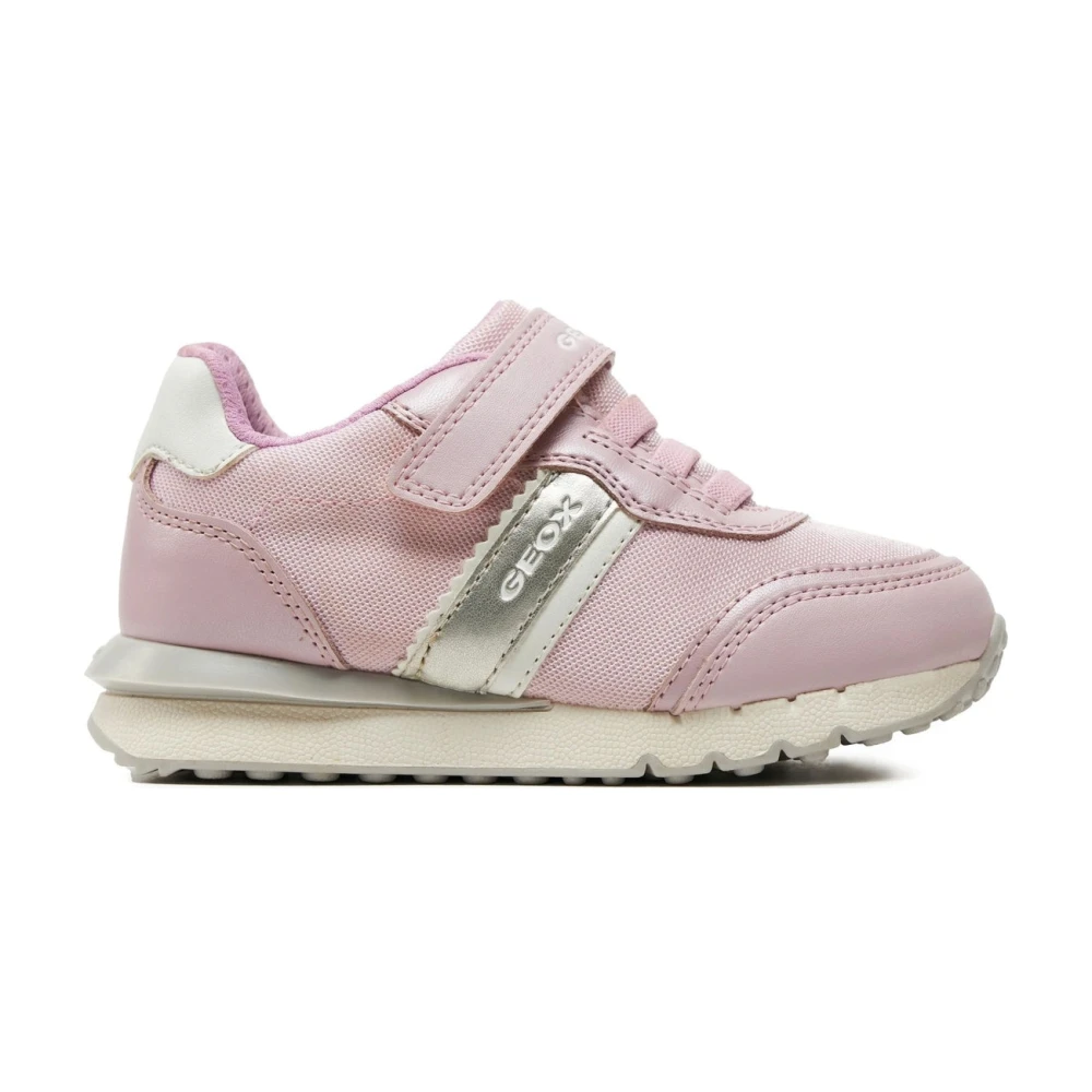 Geox Girls Multicolor Pink Kids Trainers Size 27 Eu