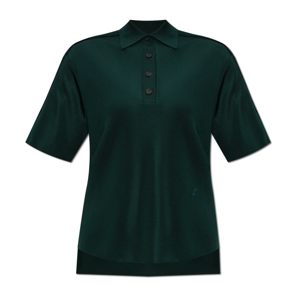 Ferragamo Donna Verde Top, S, New,