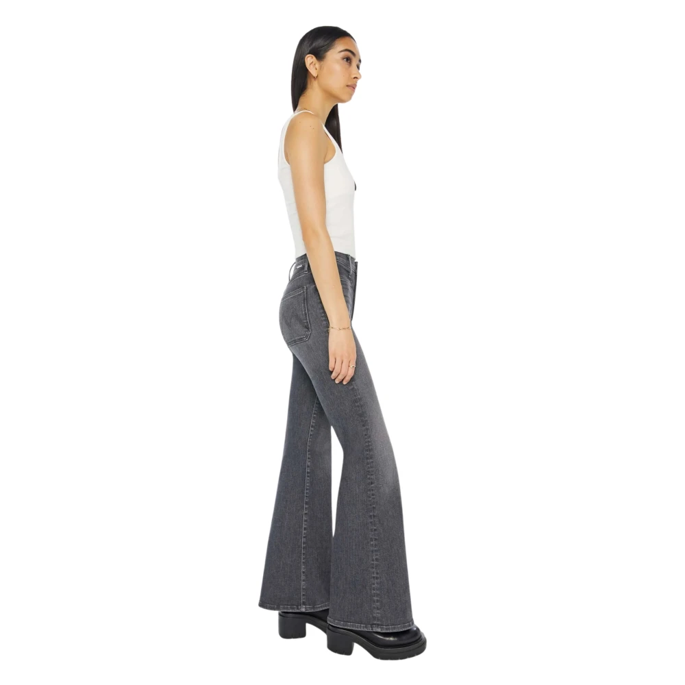 Mother Zak Twister Sneak Jeans Grijs Gray Dames