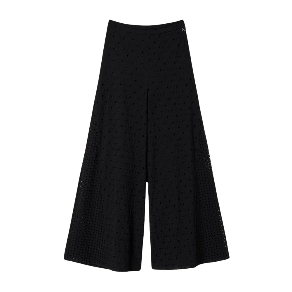 Twinset Wide Trousers Black Dames
