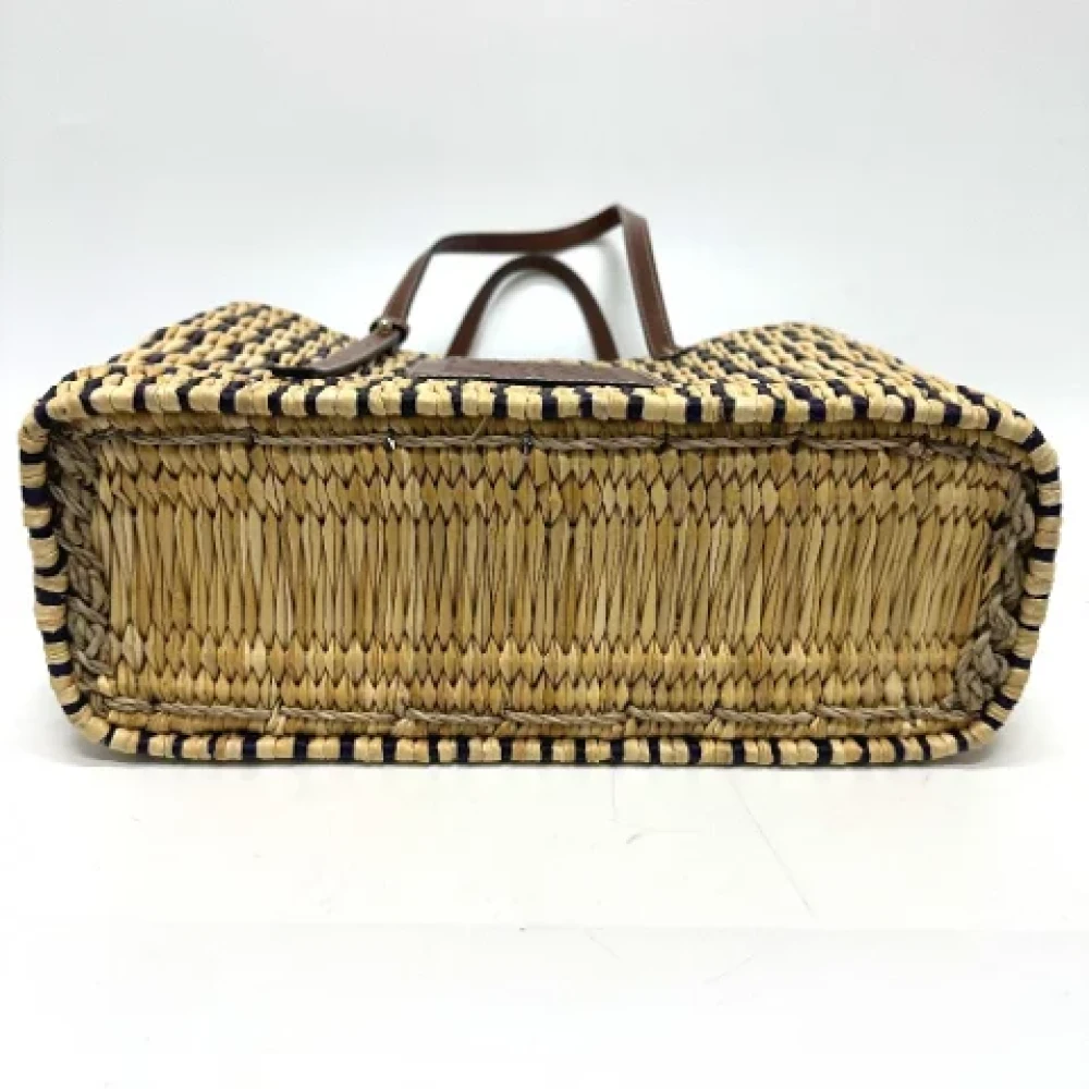 Loewe Pre-owned Fabric handbags Beige Dames