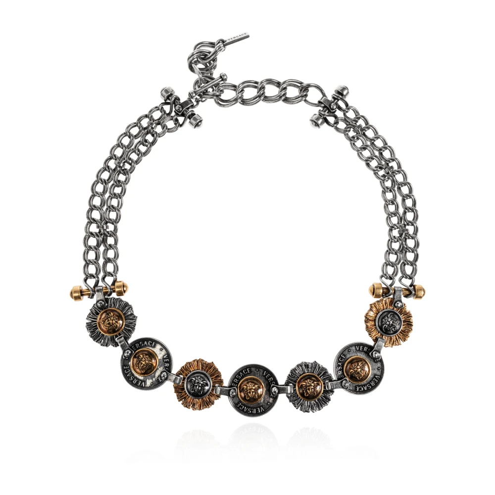 Versace Vrouw Grijs Accessoires Dames, One Size, Necklaces