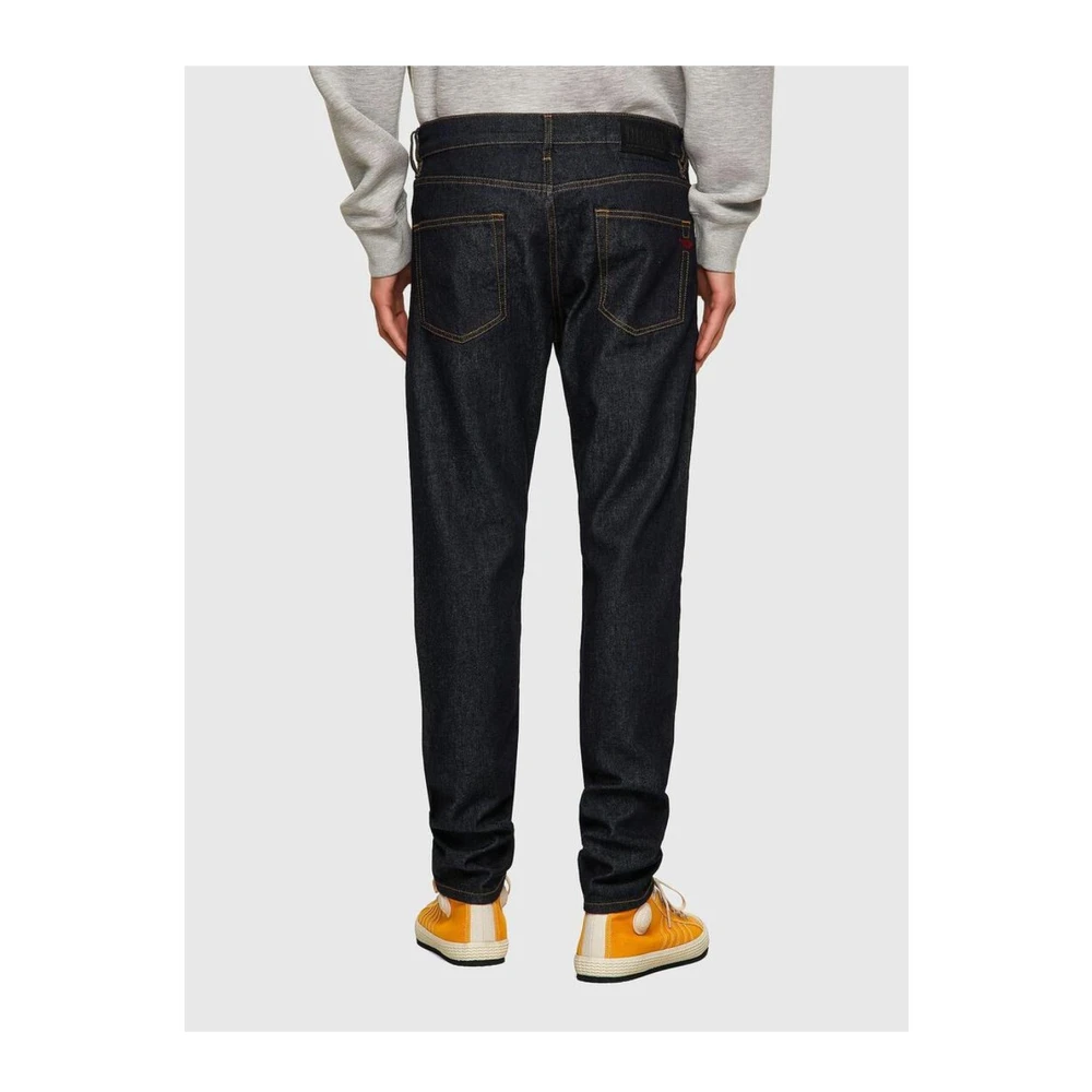 Diesel Donkerblauwe Five-Pocket Denim Jeans Blue Heren
