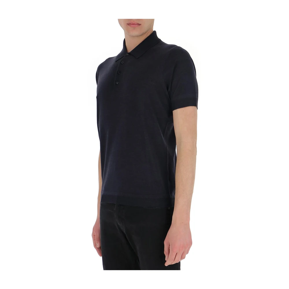 Goes Botanical Polo Shirts Black Heren