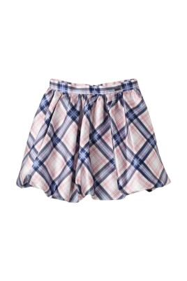 plaid-bubble-hem-skirt