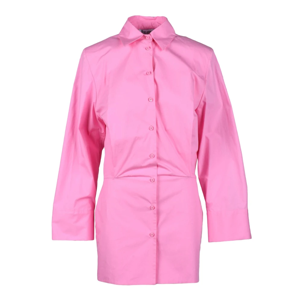 The Attico Katoenen jurk voor vrouwen Pink Dames