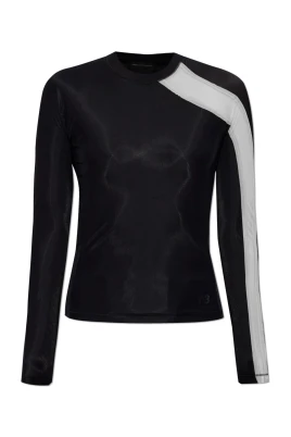 Mesh Fitted Longsleeve Tee
