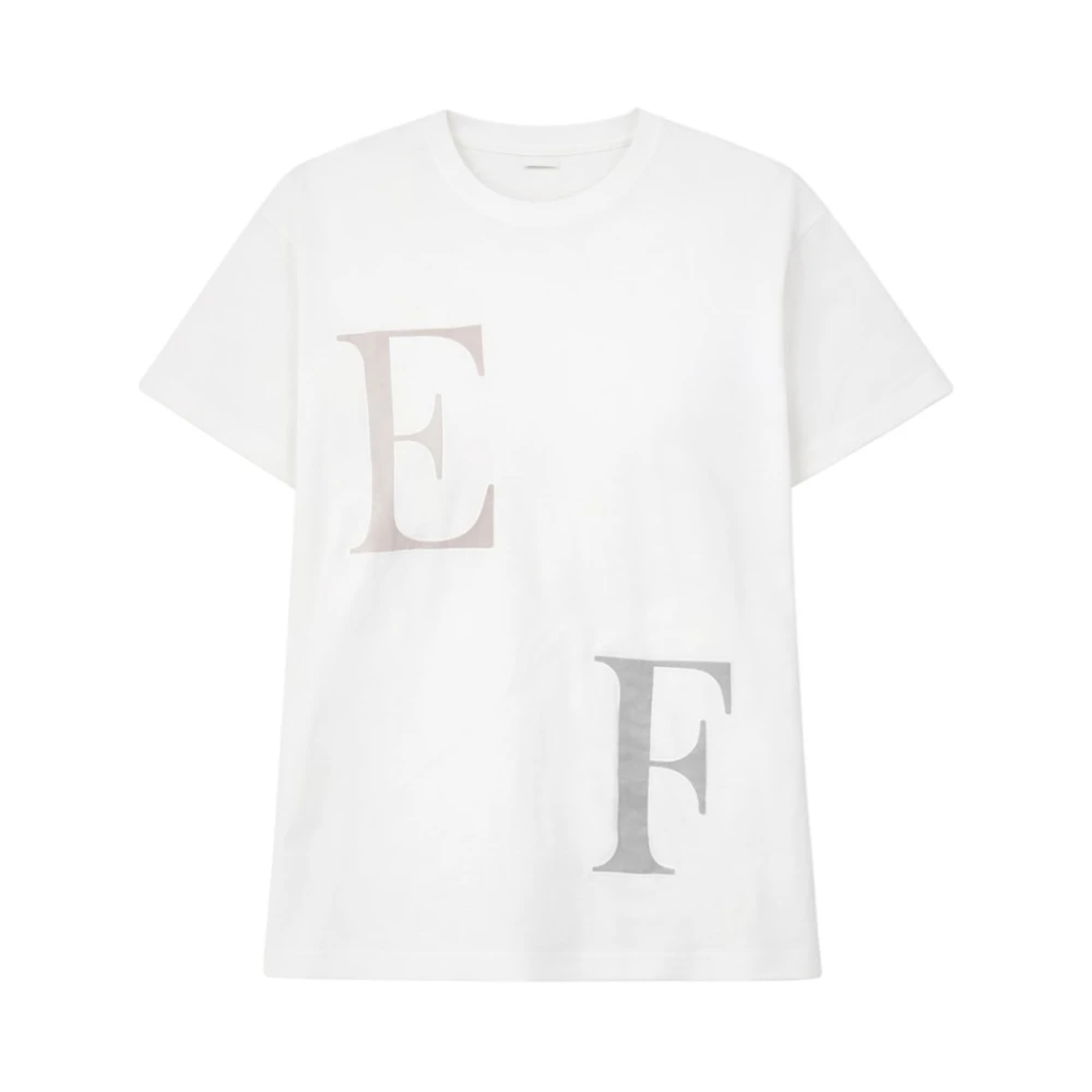 Elisabetta Franchi White T-Shirts, Female, Xs, T-Shirt With Front Lettering