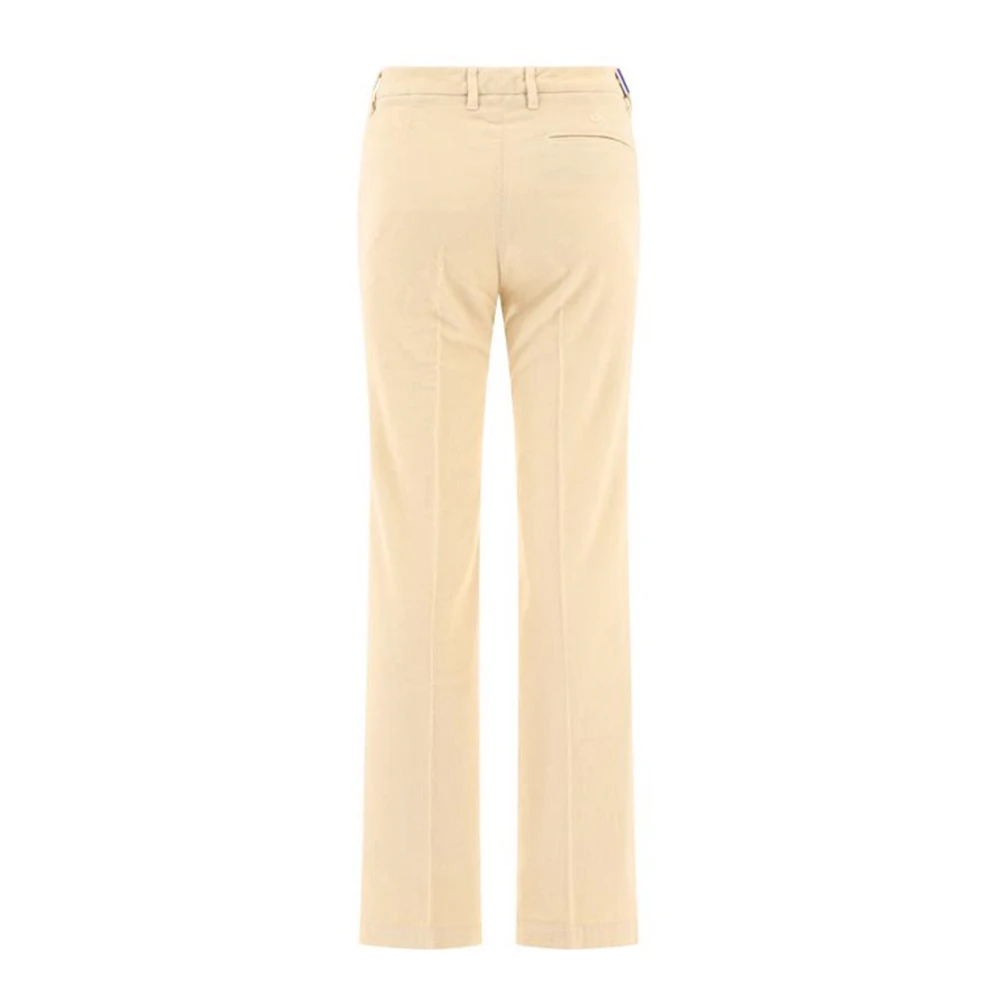 Jacob Cohën Rechte Pijp Geborduurde Logo Jeans White Dames