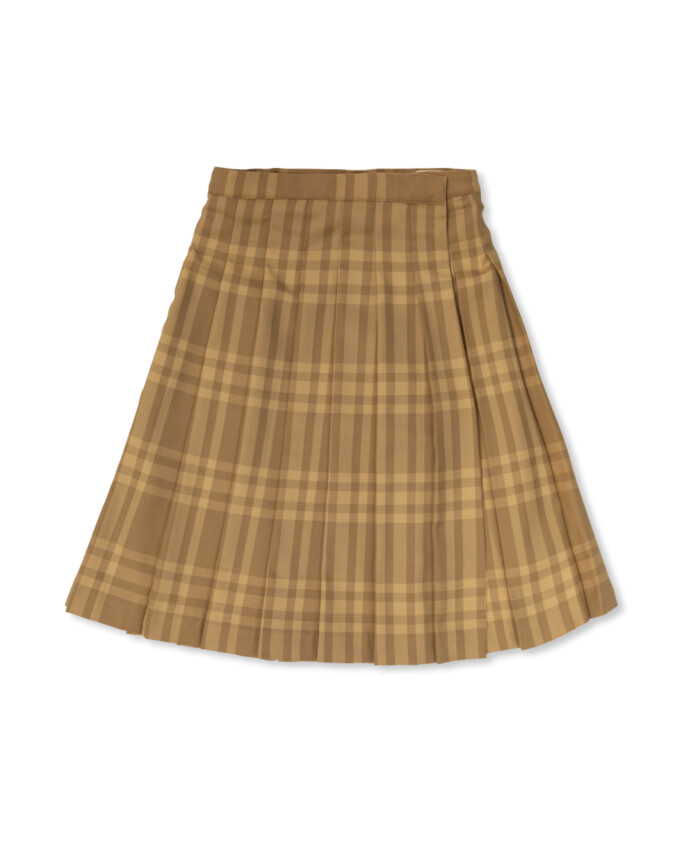 jupe-plissee-a-motif-a-carreaux