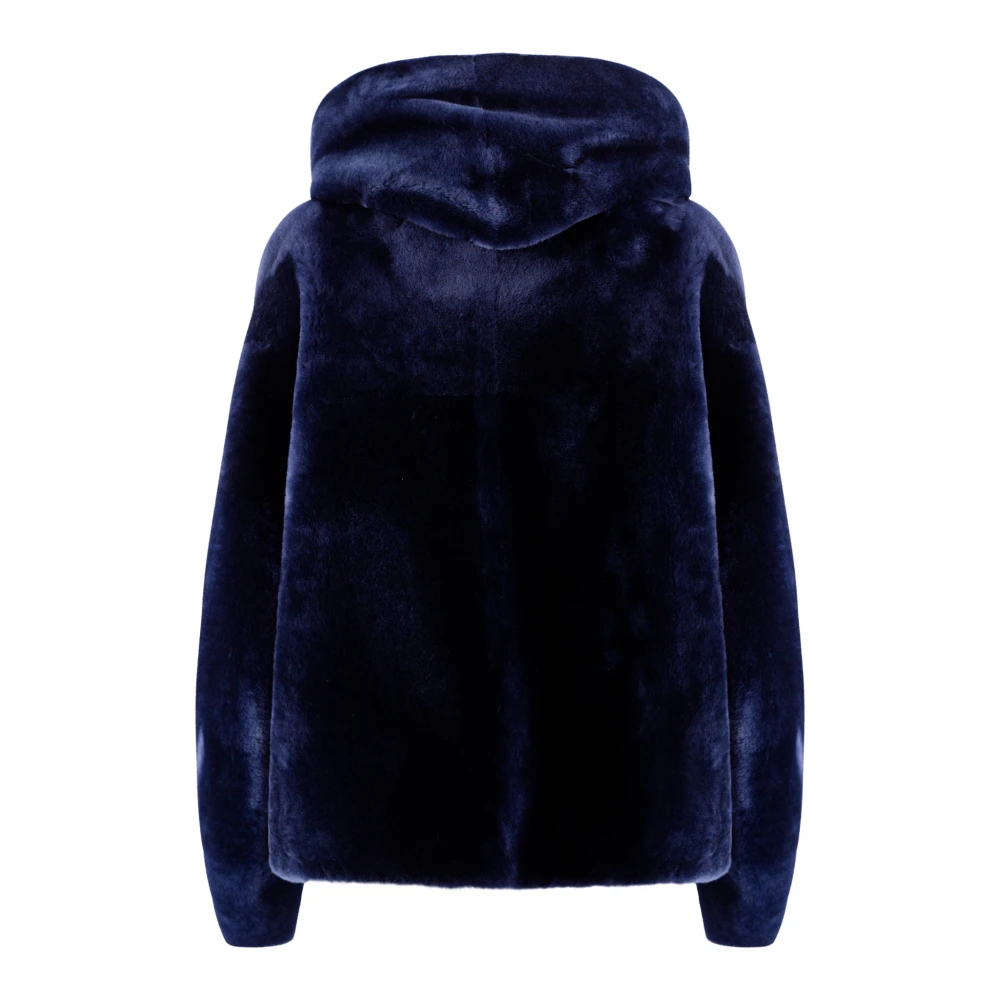 Blancha Blauwe Jassen voor Stijlvolle Outfits Blue Dames
