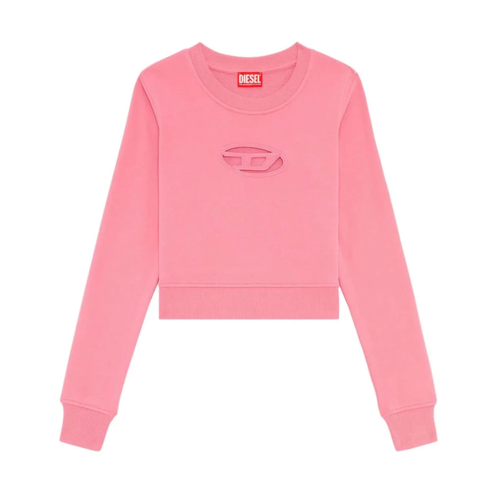 Diesel Slimmy Fleece Sweatshirt Pink Dames