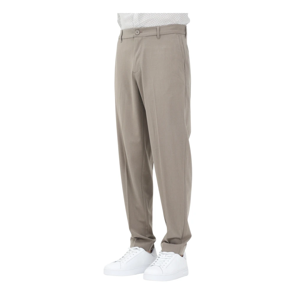 Armani Exchange Men's Gray Elegant Beige Trousers Spring/Summer - Straight Trousers - W30 - Trousers