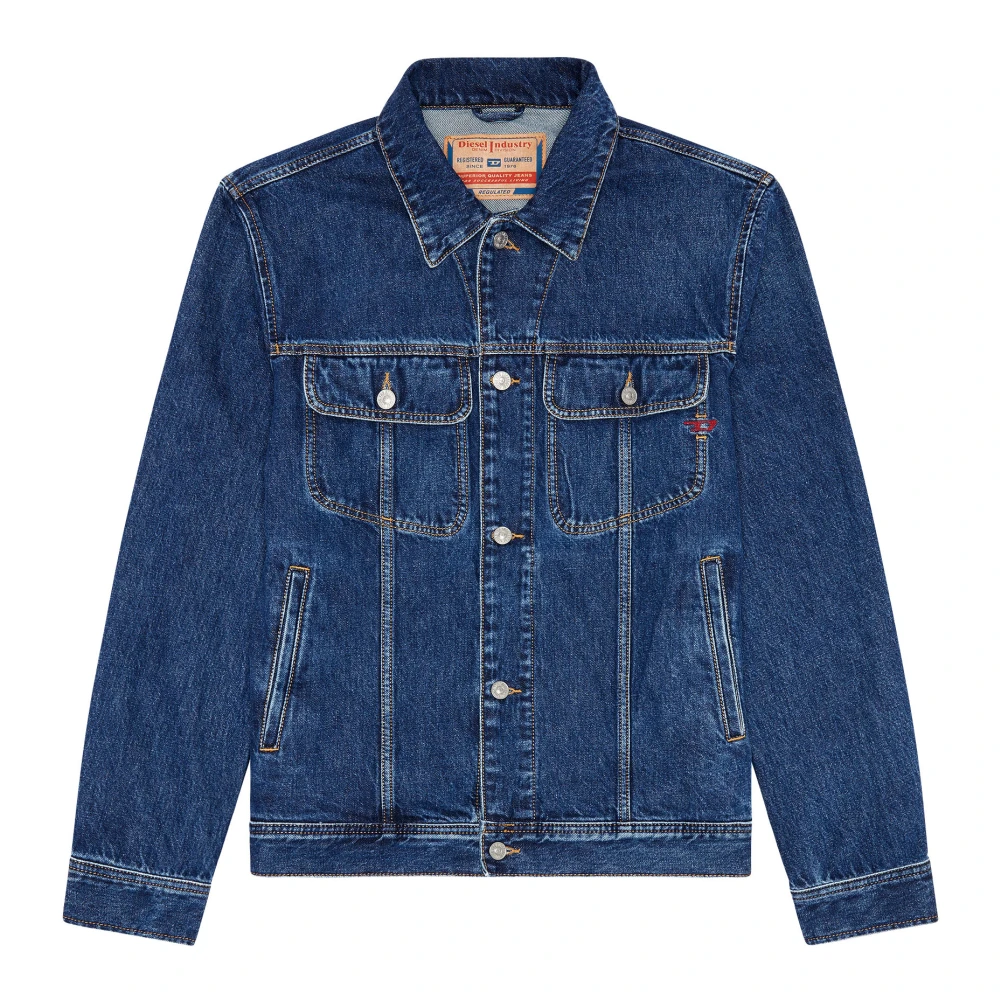 Diesel Uomo Blu Giacche, S, New,