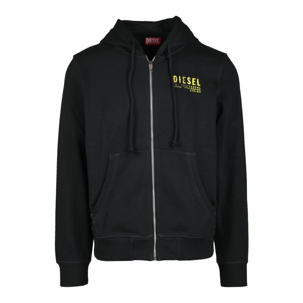 Sweatshirts & Hoodies > Zip-throughs - - Diesel - Modalova
