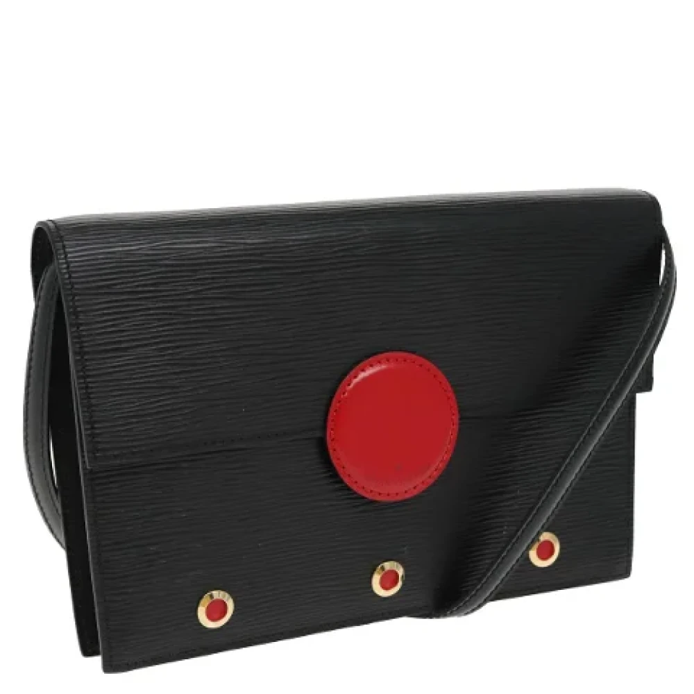 Louis Vuitton Vintage Pre-owned Leather shoulder-bags Black Dames
