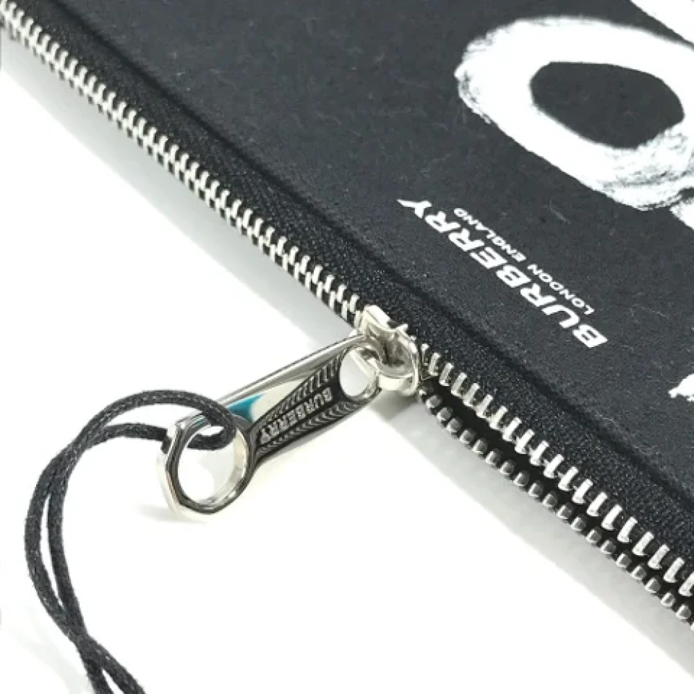 Burberry Vintage Pre-owned Canvas wallets Black Dames