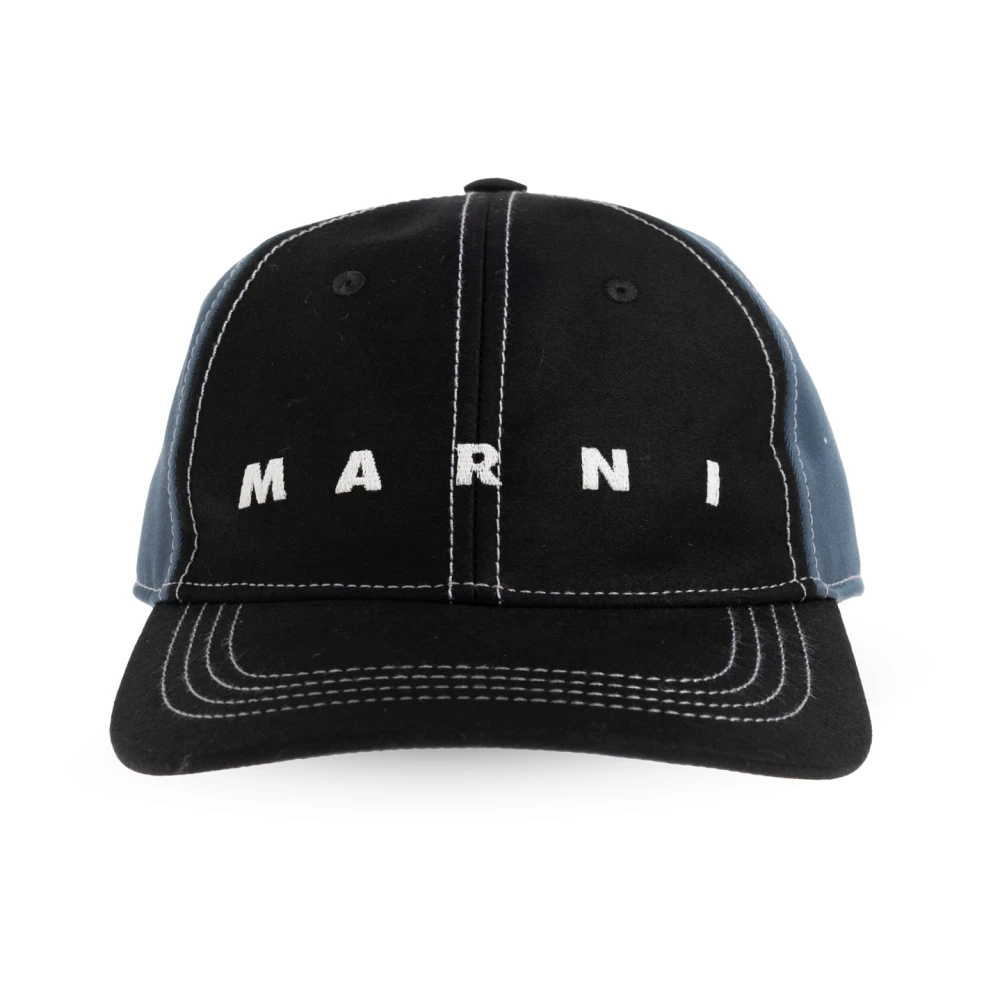 Marni Men's Blue Hats & Caps, M, Baseball Cap
