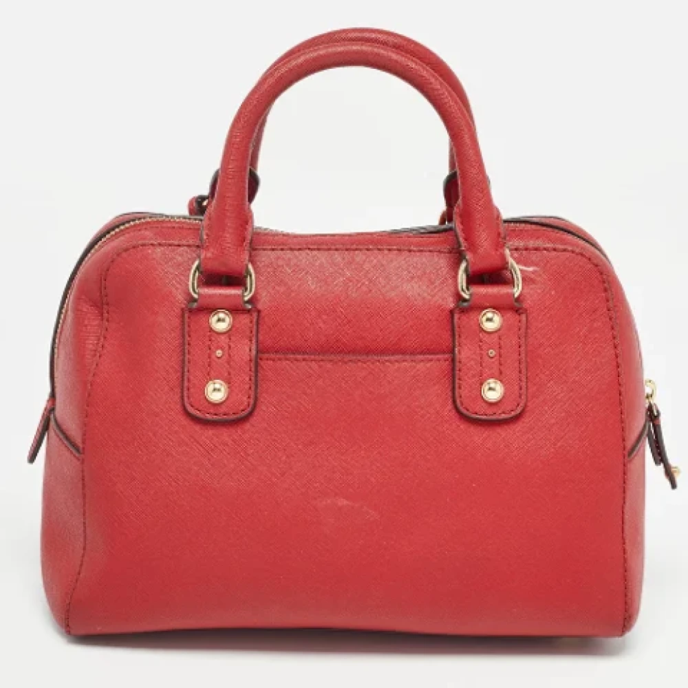 Michael Kors Pre-owned Leather handbags Red Dames