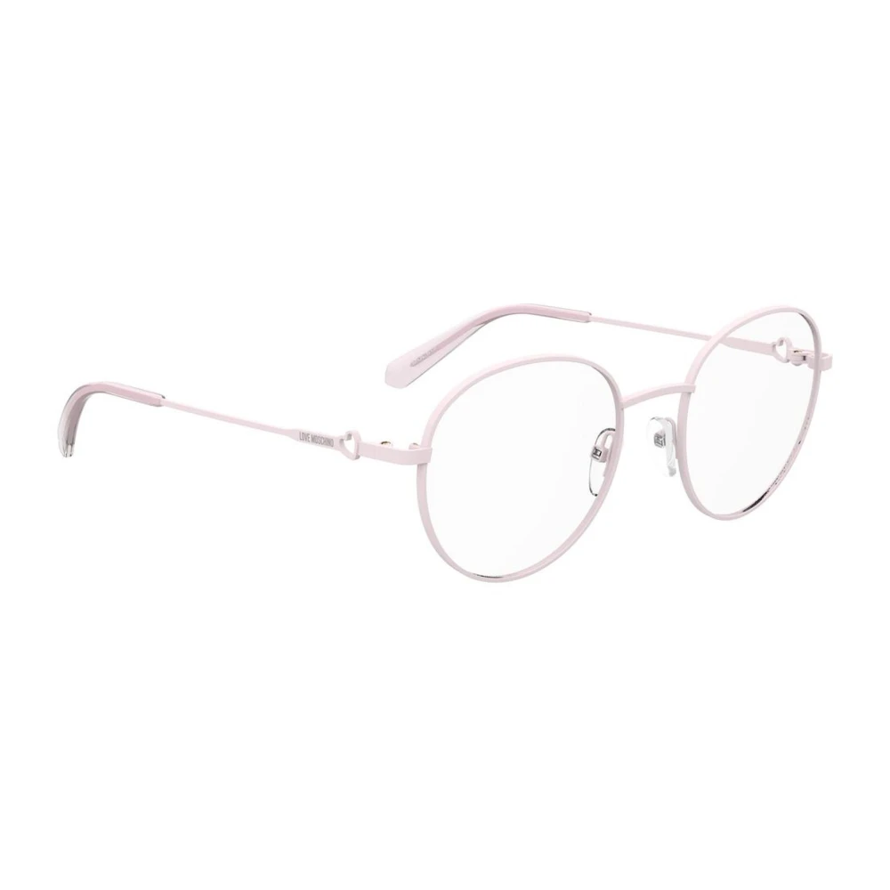 Love Moschino Multikleur Metalen Montuur Bril Pink Dames