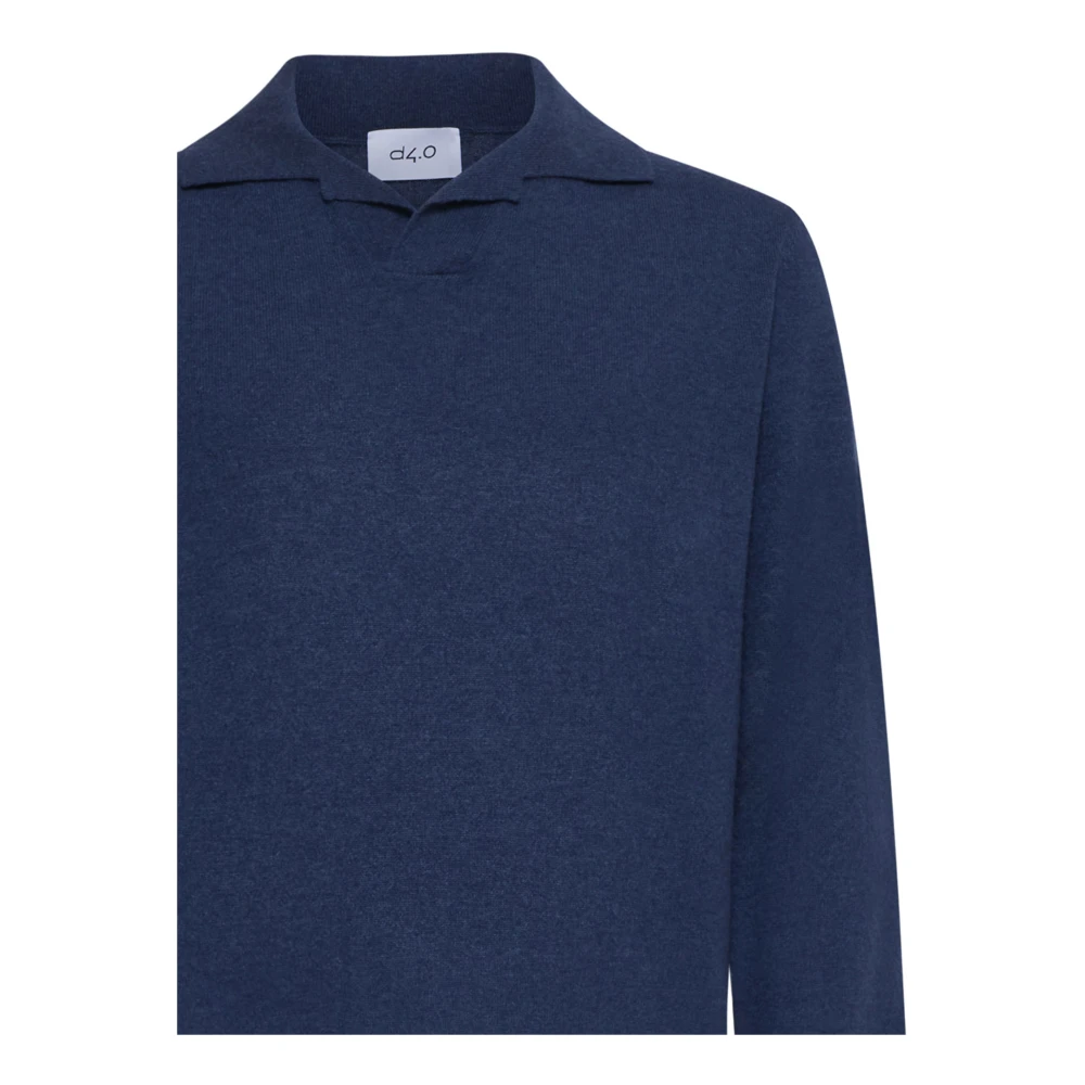 D4.0 Stijlvolle T-shirts en Polos Blue Heren
