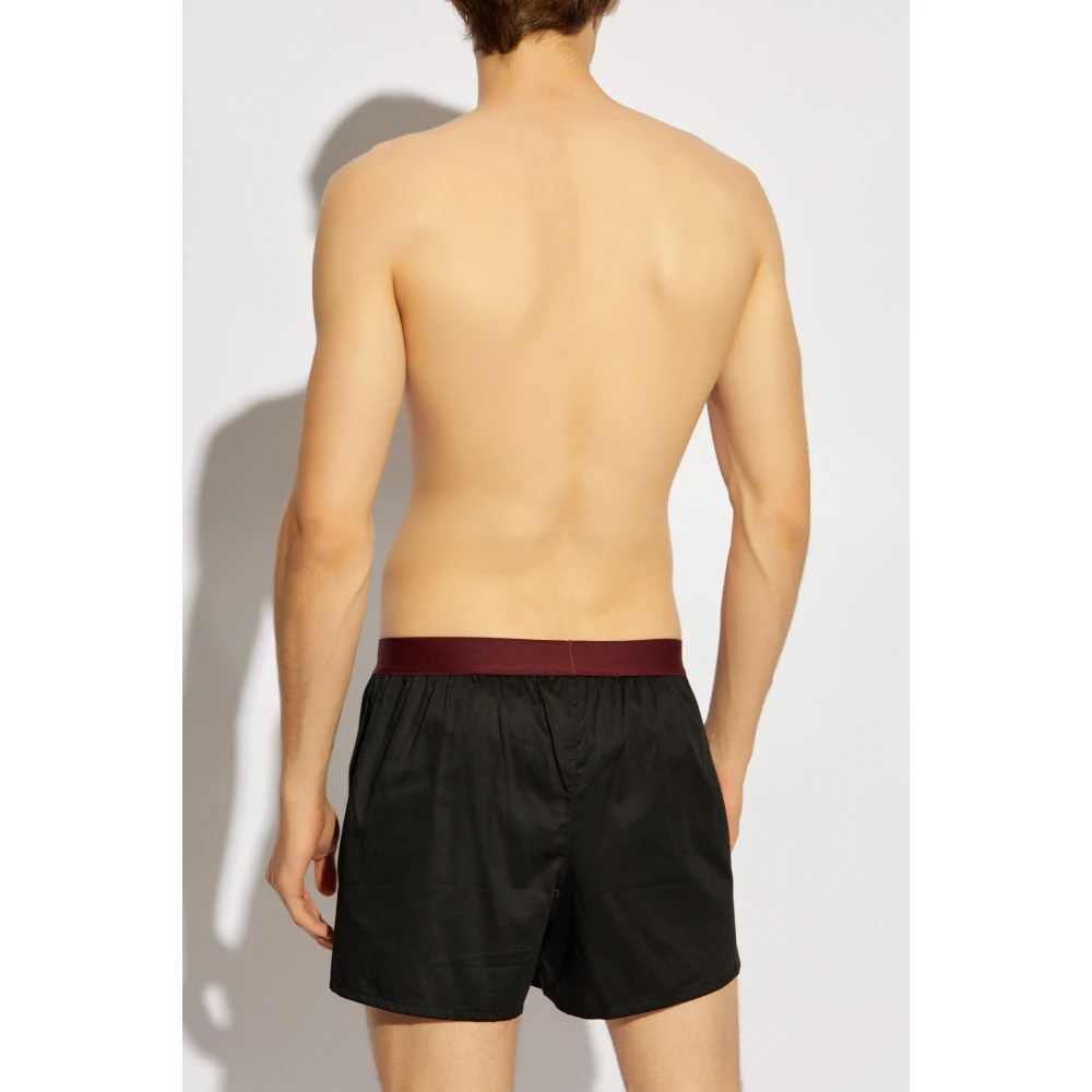Dsquared2 Pyjamabroek met logo Black Heren