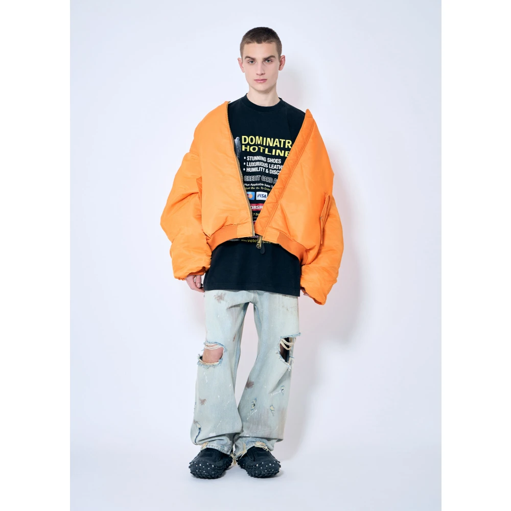 Vetements Omkeerbare Cargo Bomberjas Green Heren
