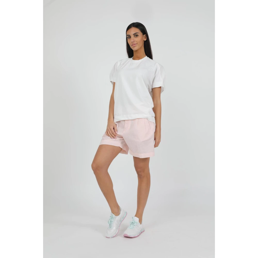 White Sand Stijlvolle Bermuda Shorts Pink Dames