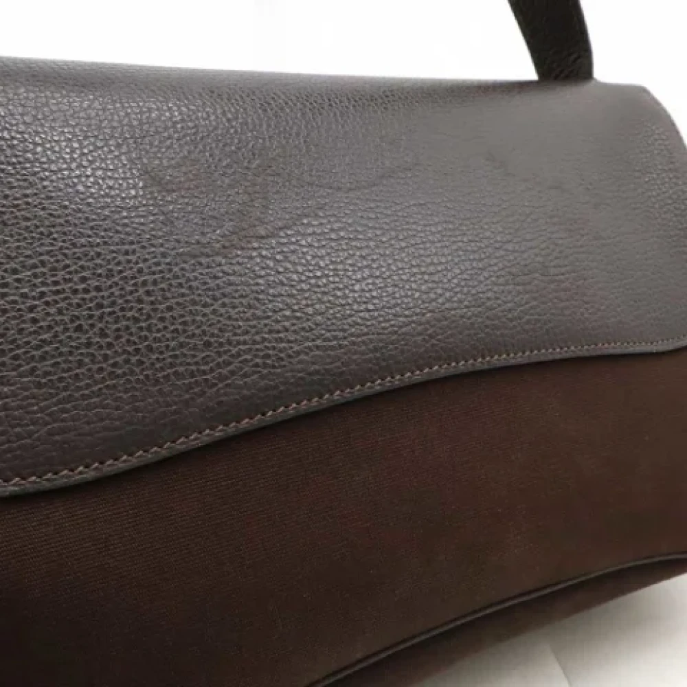 Hermès Vintage Pre-owned Leather handbags Brown Dames
