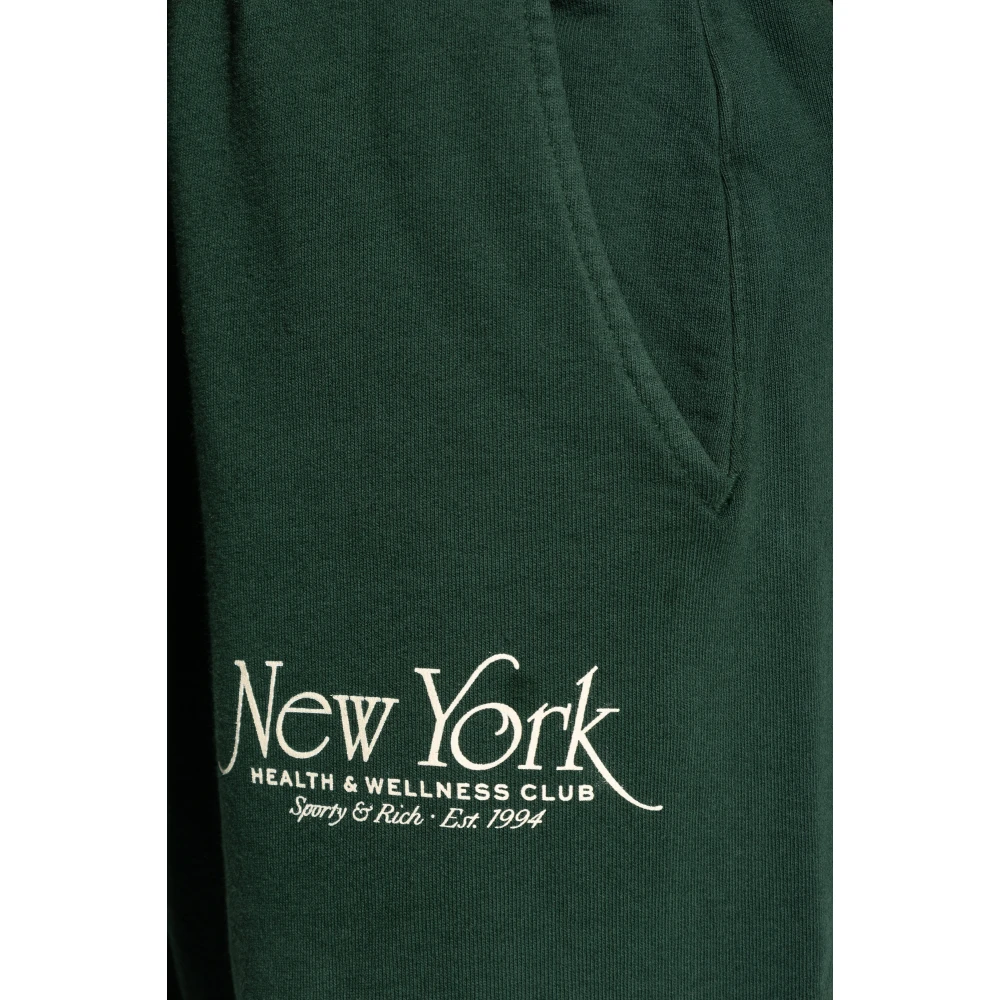 Sporty & Rich Sweatpants uit de New York collectie Green Unisex