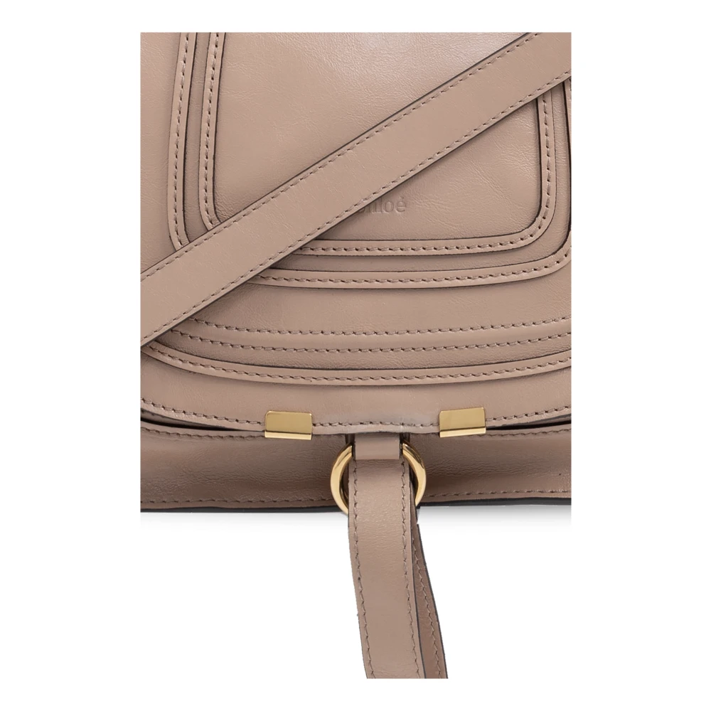 Chloé Kleine Schoudertas Beige Dames