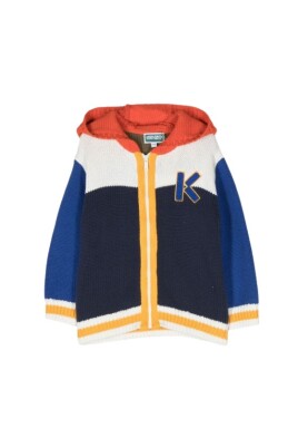 enfants-gilet-tricote-multicolore-a-fermeture-eclair